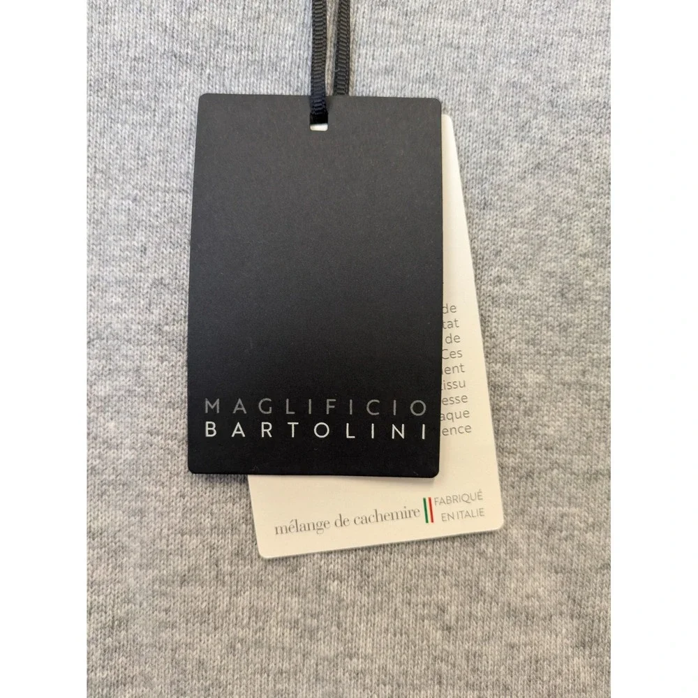 Maglificio Bartolini Men's Size M‎ Cashmere Blend Crew Neck Sweater Gray